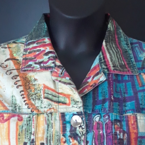 Art Mural VINTAGE Denim Jacket - Picture 8 of 16